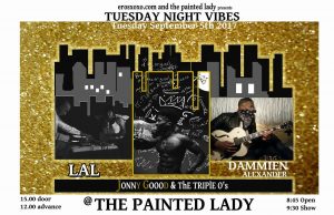 JONNY GOOOD & The Triple O's (Lady Gaga's Band!) with LAL and Dammien Alexander - TONIGHT! Sept 5th! @ THE PAINTED LADY | Toronto | Ontario | Canada