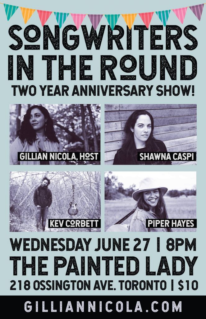 Songwriters in the Round - Two Year Anniversary!