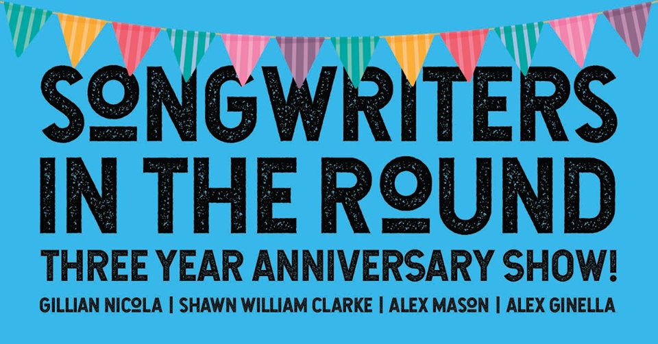 Songwriters in the Round - Three year anniversary!