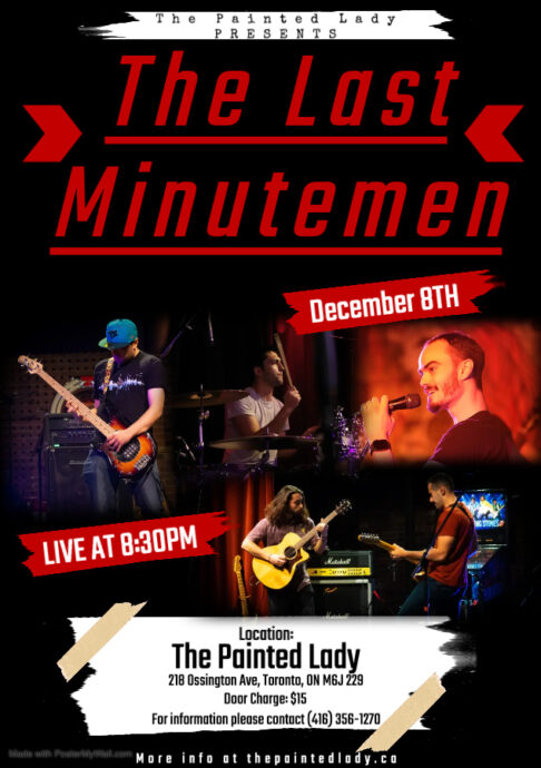 THE LAST MINUTEMEN ALBUM RELEASE PARTY @ THE PAINTED LADY