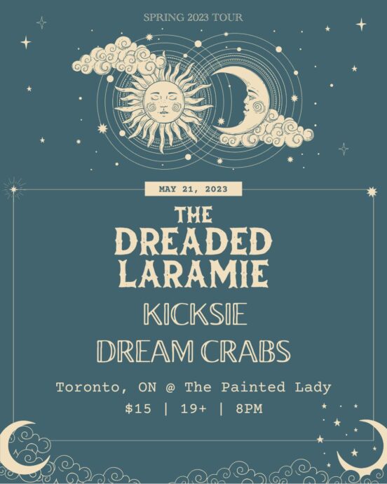 THE DREADED LARAMIE // KICKSIE // DREAM CRABS @ THE PAINTED LADY