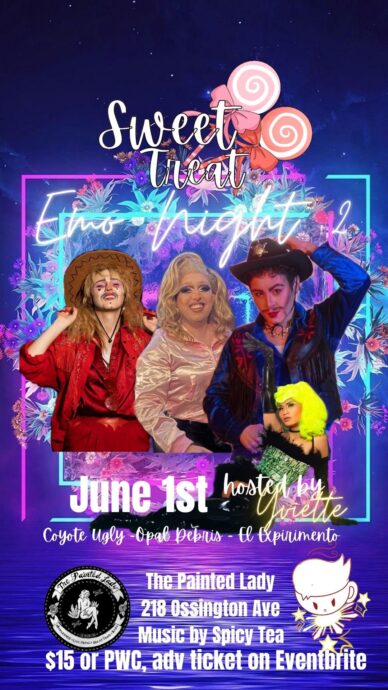 SWEET TREAT DRAG SHOW! EMO NIGHT! @ THE PAINTED LADY