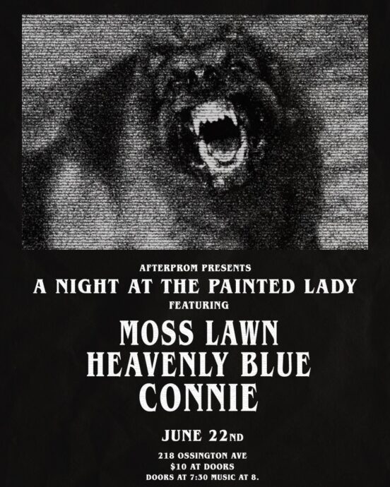 CONNIE // HEAVENLY BLUE // MOSS LAWN @ THE PAINTED LADY