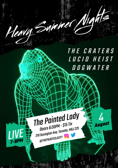 HEAVY SUMMER NIGHTS @ THE PAINTED LADY