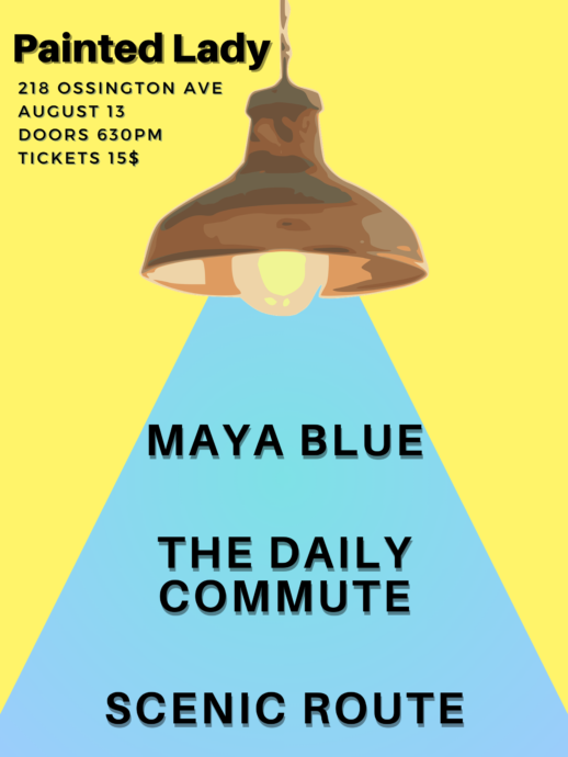 SCENIC ROUTE // THE DAILY COMMUTE // MAYA BLUE @ THE PAINTED LADY