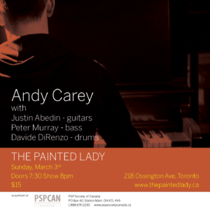 ANDY CAREY // JUSTIN ABEDIN // PETER MURRAY // DAVIDE DIRENZO @ THE PAINTED LADY