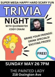 TRIVIA NIGHT! @ THE PAINTED LADY